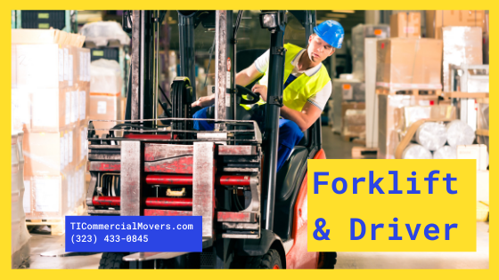 forklift and driver daily rental in los Angeles